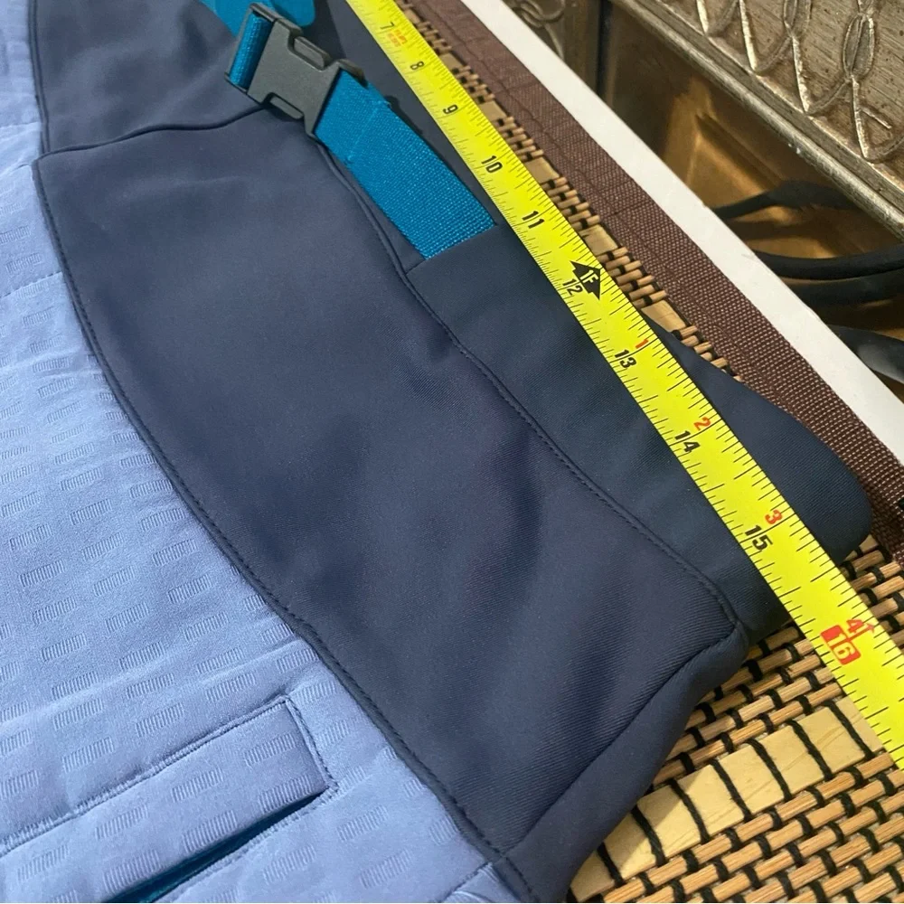 Title Nine Athletic Skirt‎ Women Med Blue Stretch Active Outdoor Hiking Tennis
